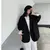 Grande blazer casacos femininos primavera outono moda versão coreana solto casa