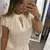 Mulher blusa 2023 com decote em v renda camisa casual sólida solta camisas de m na internet