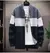 Imagem do blusa casaco cardigan jaqueta masculina velo zíper suéteres veludo contrast