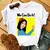 Casual disney cartoon mulan impressão gráfica das mulheres camiseta 90s blusas - loja online