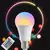 16 núcleos rgb lâmpada led multicolorida e27 220v iluminação doméstica regu - Achei Ofertas