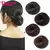 Cabelo sintético coque mulher em linha reta updo laço de cabelo elástico de b - comprar online