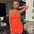Vestido Sexy Hot Girl Calcinhas, Bainha Monocromática, Skinny Spaghetti Strap, - loja online
