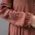 Anself primavera moda feminina casual vestido solto cor sólida manga longa vest