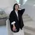 Imagem do Grande blazer casacos femininos primavera outono moda versão coreana solto casa