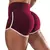 Calções esportivas femininas elásticas sem costura leggings de fitness push u