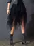 Imagem do Mulheres tutu tule saia elegante cintura alta malha em camadas meia saia feminin