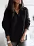 Novo outono inverno quente pulôver camisola feminina moda sólida manga longa m - Achei Ofertas