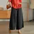 Nona calça coreana de perna larga feminina, calça simples solta até o tornoze - comprar online