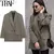 Imagem do Traf blazer preto feminino novo em jaquetas escritório casual longo blazer mulh