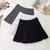 Cinza de cintura alta mini vestido para mulher magro versátil anti-exposição na internet