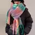 cachecol inverno grosso quente cachecol feminino cashmere xale e envoltórios pashmi
