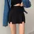 Mini saias femininas simples primavera magro sexy popular hotsweet cintura alta na internet