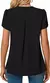 Sexy decote em v plissado manga curta blusa camisas verão feminino decote em v