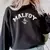 Malfoy moletom casa moletom escuro academia crewneck faculdade moletom unissex m na internet