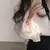 Camisa da moda coreana para mulheres, blusa anti-UV, streetwear simples, camisa - Achei Ofertas