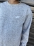 Moletom Nike Club cinza gola careca na internet