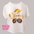 PLAYERA BASICA LARGA ESTAMPADO FOIL