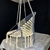 Silla bordada a mano-macrame - Hamacas Luum