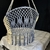 Silla bordada a mano-macrame - tienda en línea
