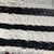 Hamaca de macramé, color beige con negro, elaborada 100% a mano - comprar en línea