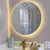 Espelho Decorativo Led Suspenso Para Maquiagem Banheiro Sala Quarto - comprar online