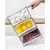 Organizador de geladeira, caixas organizadoras de geladeira empilháveis, recipi - comprar online