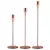 3 pçs/set estilo chinês castiçais de metal simples dourado decoração casame