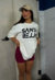 CAMISETA OVERSIZED SILK SANTABELLA OFF WHITE - comprar online