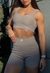 CONJUNTO TOP SANTABELLA 2.0 + SHORTS CANELADO FUNGUS - loja online