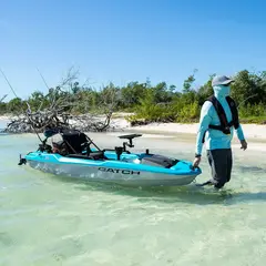 Kayak Pelican Catch PWR100 Turquesa Plata en internet