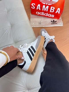 SAMBA RÊTRO BRANCO/PRETO - MV STORE