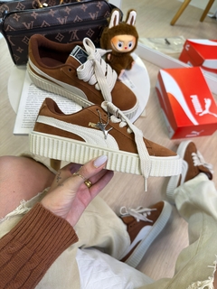 PUMA SUEDE AMÊNDOA/OFF - MV STORE