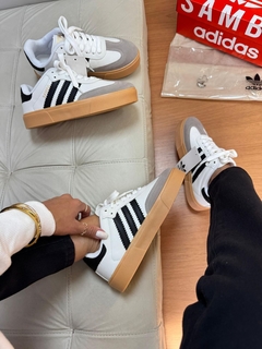 SAMBA RÊTRO BRANCO/PRETO - loja online