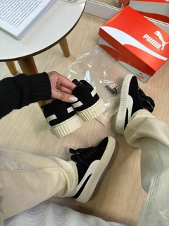 PUMA SUEDE PRETO/OFF - MV STORE