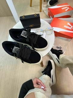 PUMA SUEDE PRETO/OFF na internet