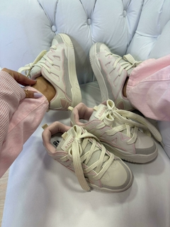TÊNIS OFF WHITE/ROSA - MV STORE