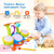 Crianças conjunto de tambor crianças 1-3 instrumentos musicais do bebê brinquedos educativos para crianças menina microfone atividades de aprendizagem na internet
