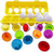 Combinando ovos brinquedos para crianças 1 2 3y montessori brinquedos ovos de páscoa bebê cor forma classificador jogos educativos aprendizagem - Wooly