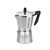 CAFETERA PEDRINI MOKA ALUMINIO Y NEGRA P/ 3 TAZAS