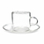 SET KAPHI CLEAR - PLATITO + POCILLO JARRITO 150 ML