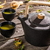 TETERA DE HIERRO FULL BLACK C/ MADERA BAMBOO 1.3 L - comprar online