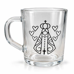 Caneca De Vidro Nossa Senhora Aparecida - loja online