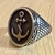 Anillo Ancla Oval - comprar online