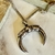 Cuerno Doble Vikingo, con cadena