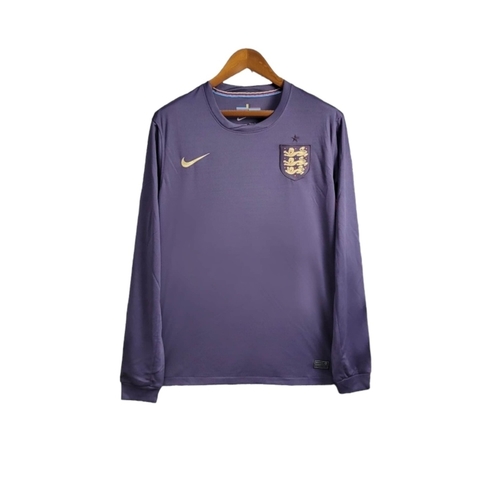 Camisa Seleção da Inglaterra II 24/25 manga longa - Torcedor Nike Masculina - Roxa