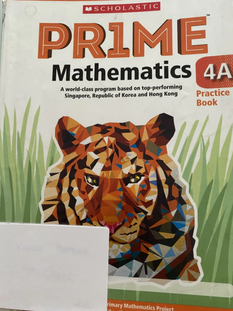 Prime Mathematics Practice Book 4a [Paperback]