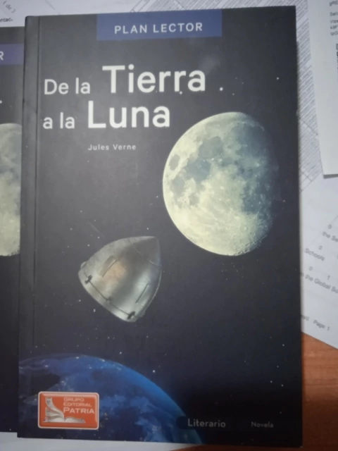 De La Tierra A La Luna Julio Verne Con Cuaderno De Actividad