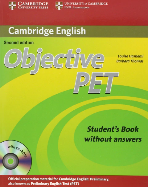 OBJECTIVE PET STUDENTS BOOK WITHOUT ANSWERS C/CD ROM Hashemi, Louise