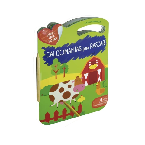 Libro infantil con calcomanías: La Naturaleza Varios Autores